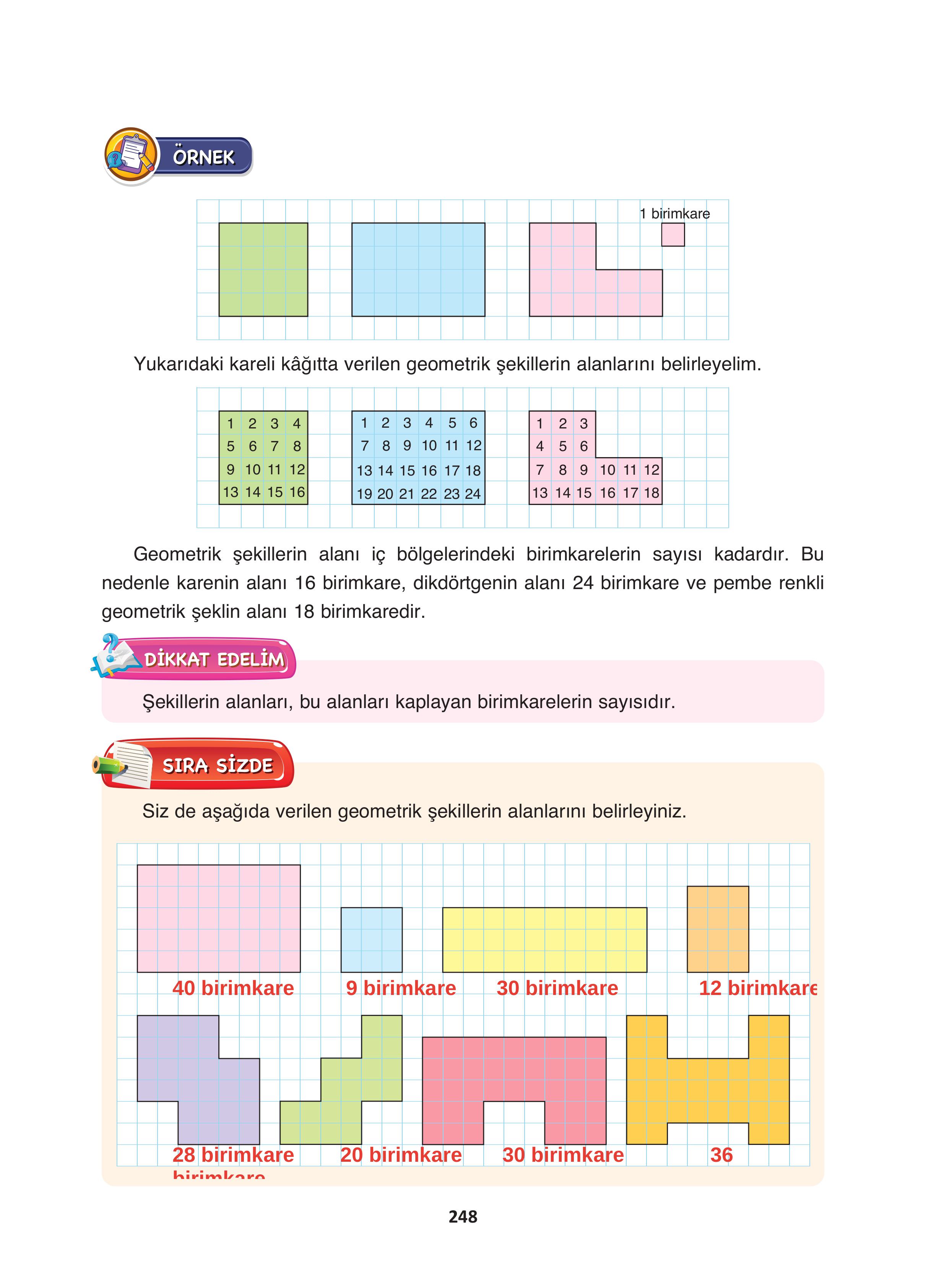 4. Sınıf Fersa Yayınları Matematik Ders Kitabı Sayfa 248 Cevapları