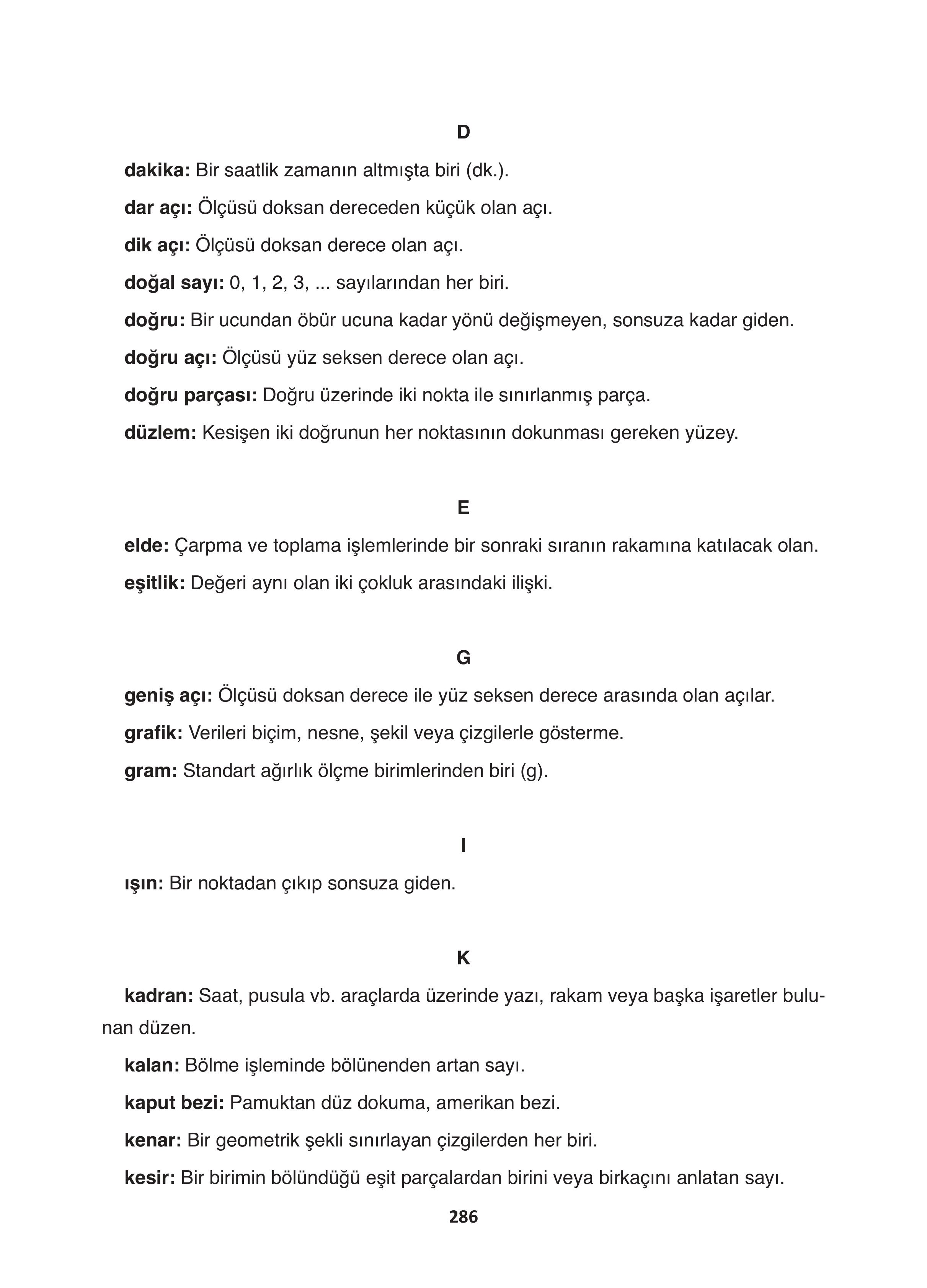 4. Sınıf Fersa Yayınları Matematik Ders Kitabı Sayfa 286 Cevapları