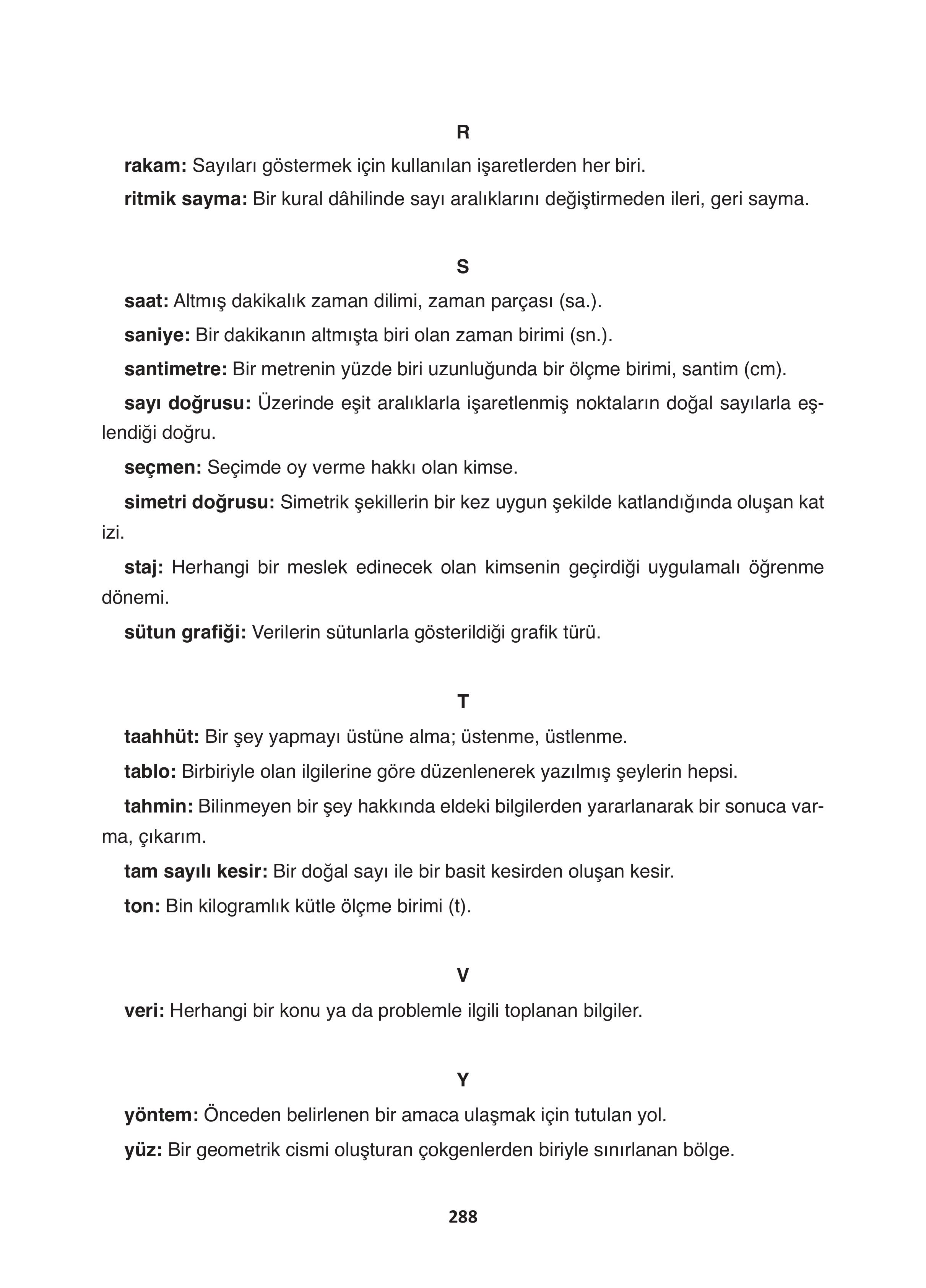 4. Sınıf Fersa Yayınları Matematik Ders Kitabı Sayfa 288 Cevapları