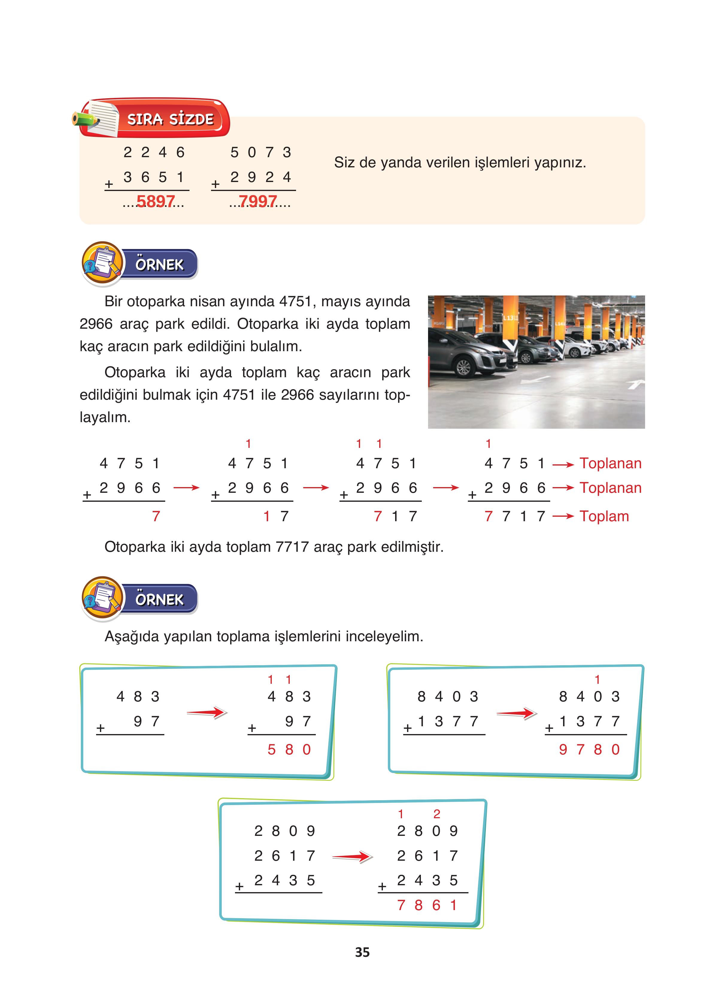 4. Sınıf Fersa Yayınları Matematik Ders Kitabı Sayfa 35 Cevapları 4. Sınıf Fersa Yayınları Matematik Ders Kitabı Sayfa 35 Cevapları
