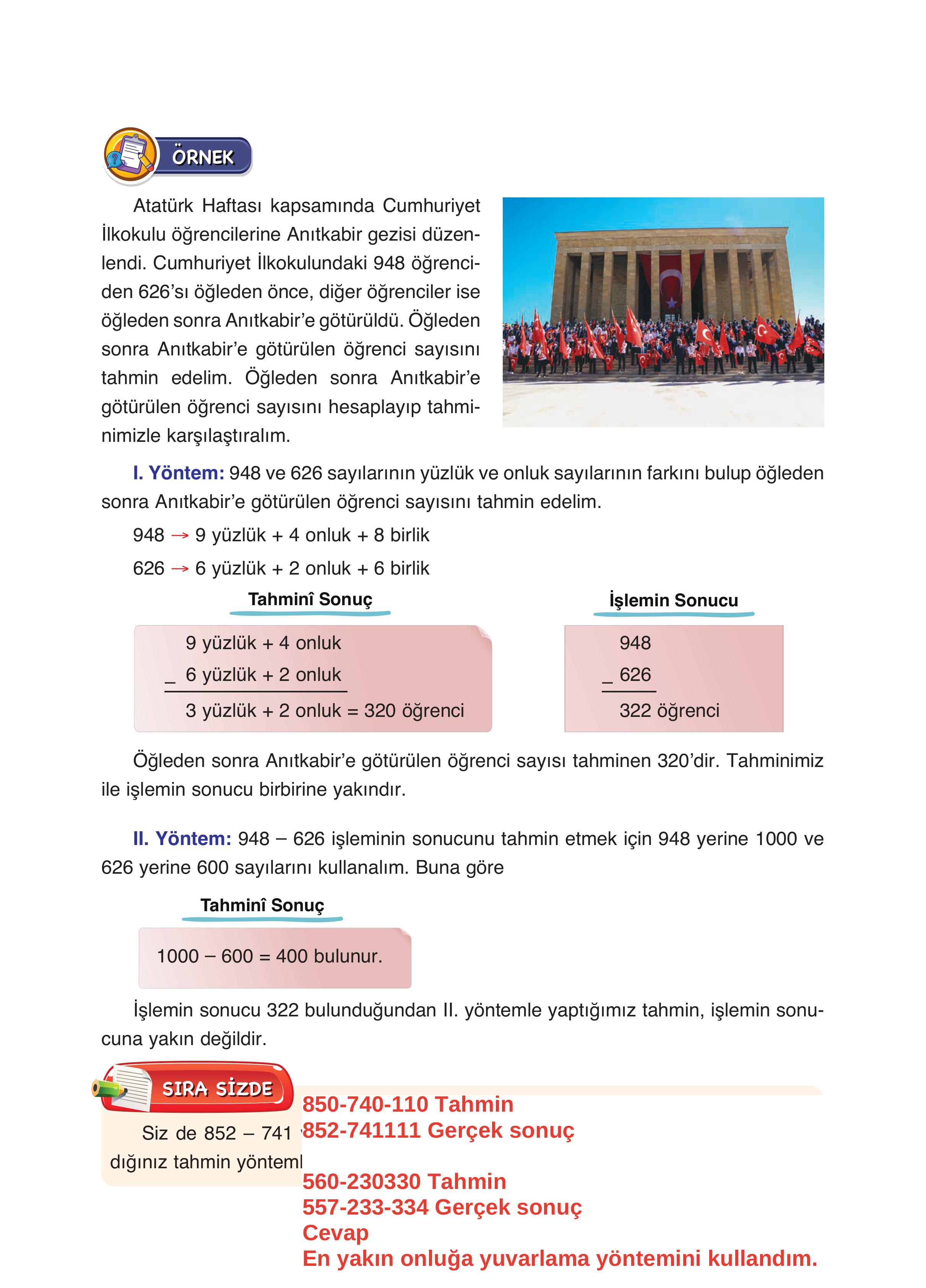 4. Sınıf Fersa Yayınları Matematik Ders Kitabı Sayfa 63 Cevapları