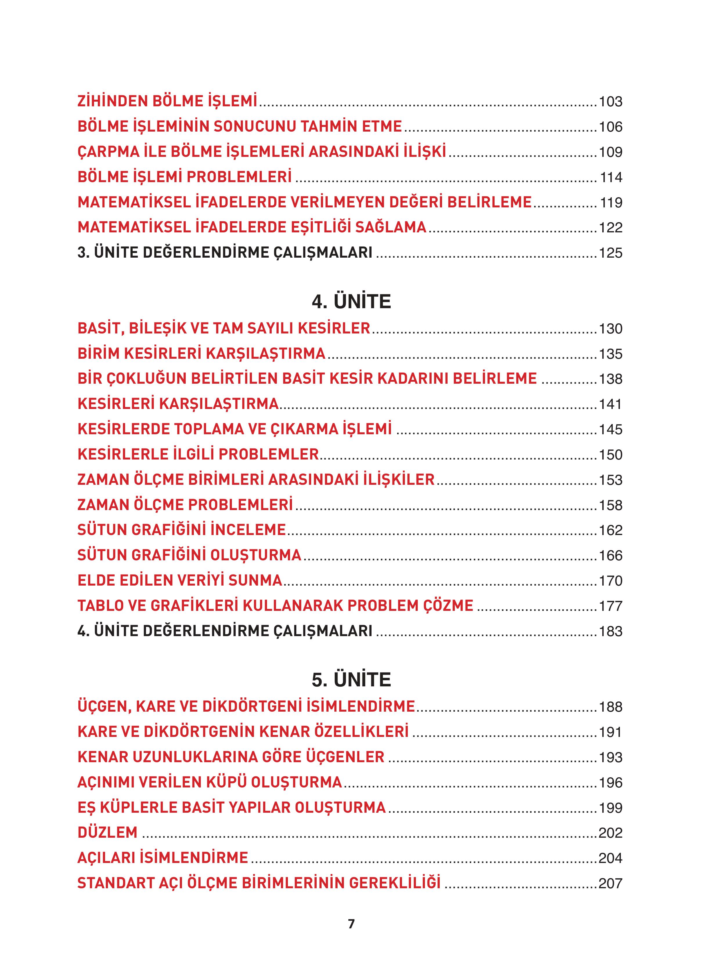 4. Sınıf Fersa Yayınları Matematik Ders Kitabı Sayfa 7 Cevapları 4. Sınıf Fersa Yayınları Matematik Ders Kitabı Sayfa 7 Cevapları