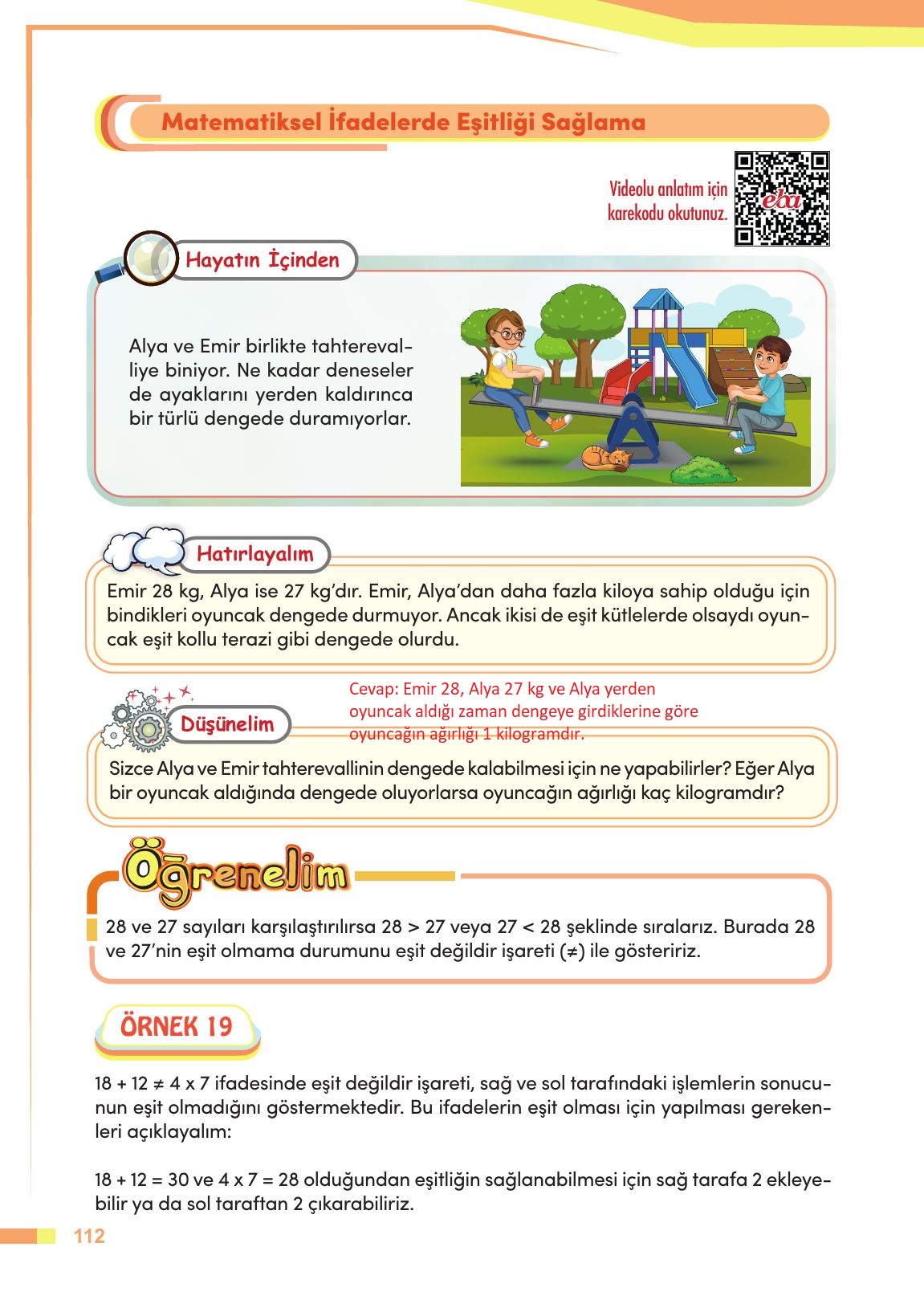 4. Sınıf Meb Yayınları Matematik Ders Kitabı Sayfa 113 Cevapları