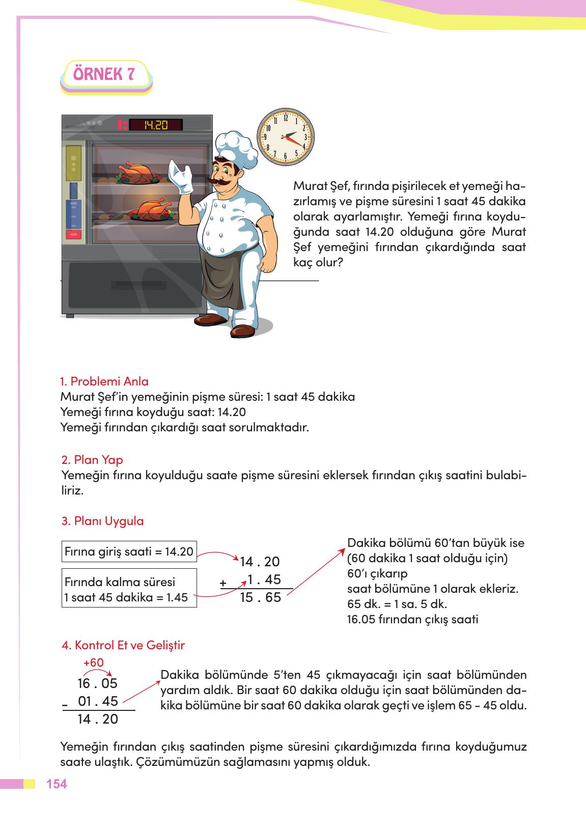 4. Sınıf Meb Yayınları Matematik Ders Kitabı Sayfa 155 Cevapları