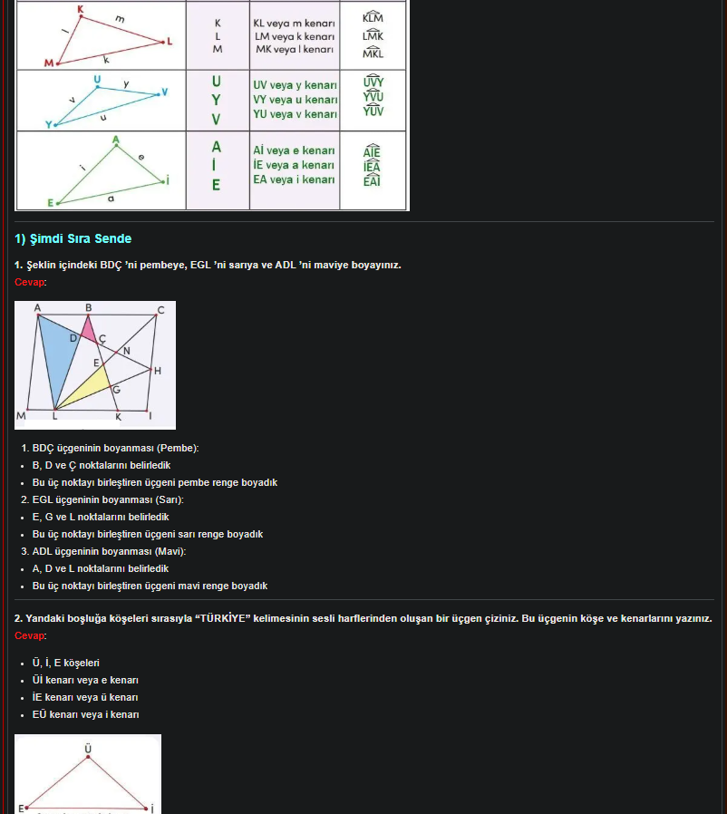 4. Sınıf Meb Yayınları Matematik Ders Kitabı Sayfa 181 Cevapları