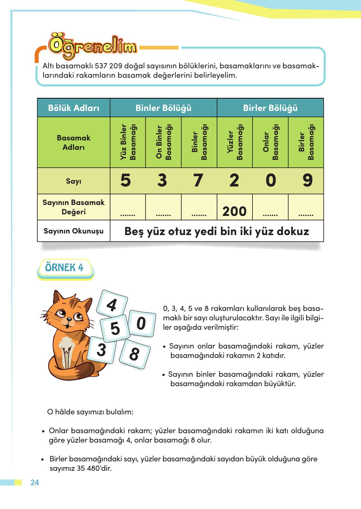 4. Sınıf Meb Yayınları Matematik Ders Kitabı Sayfa 25 Cevapları