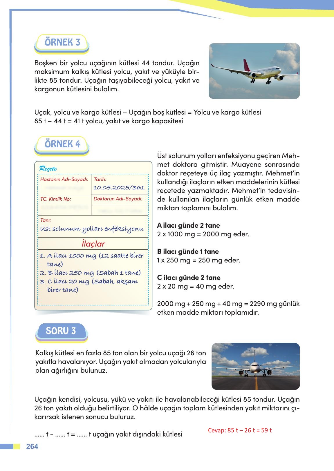 4. Sınıf Meb Yayınları Matematik Ders Kitabı Sayfa 265 Cevapları