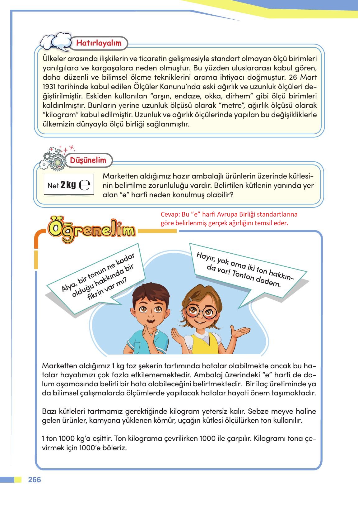 4. Sınıf Meb Yayınları Matematik Ders Kitabı Sayfa 267 Cevapları 4. Sınıf Meb Yayınları Matematik Ders Kitabı Sayfa 267 Cevapları