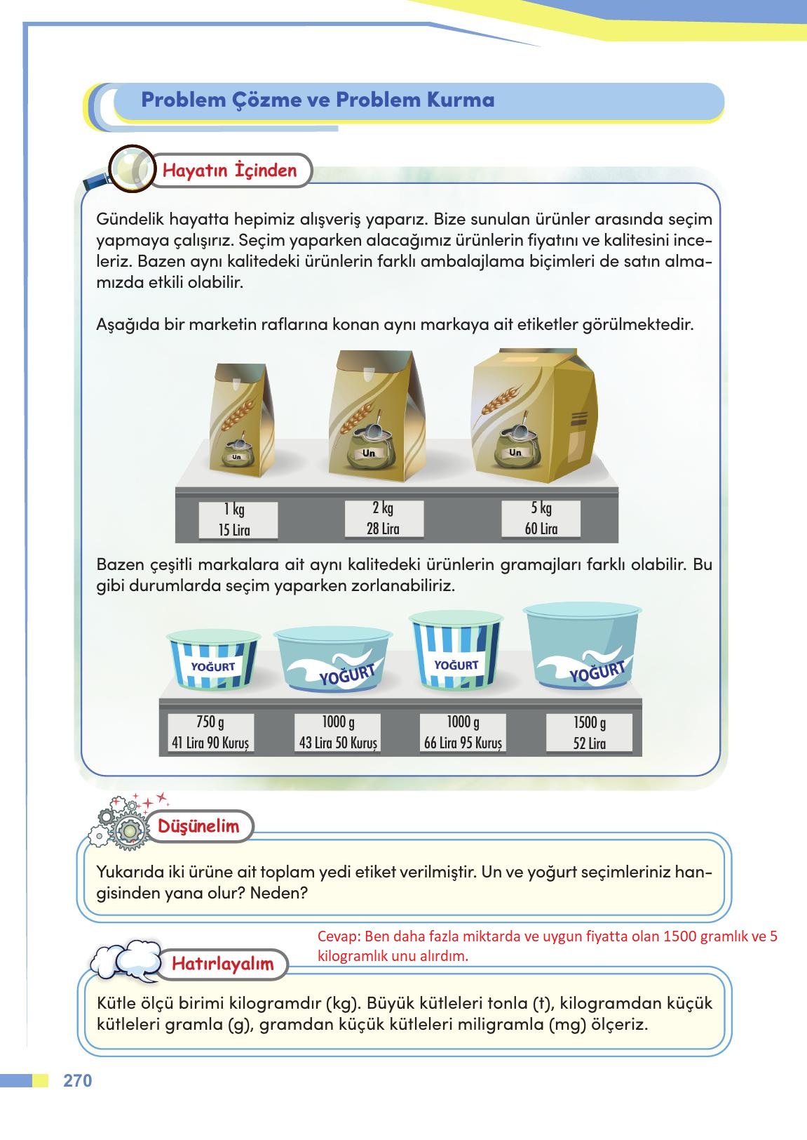 4. Sınıf Meb Yayınları Matematik Ders Kitabı Sayfa 271 Cevapları