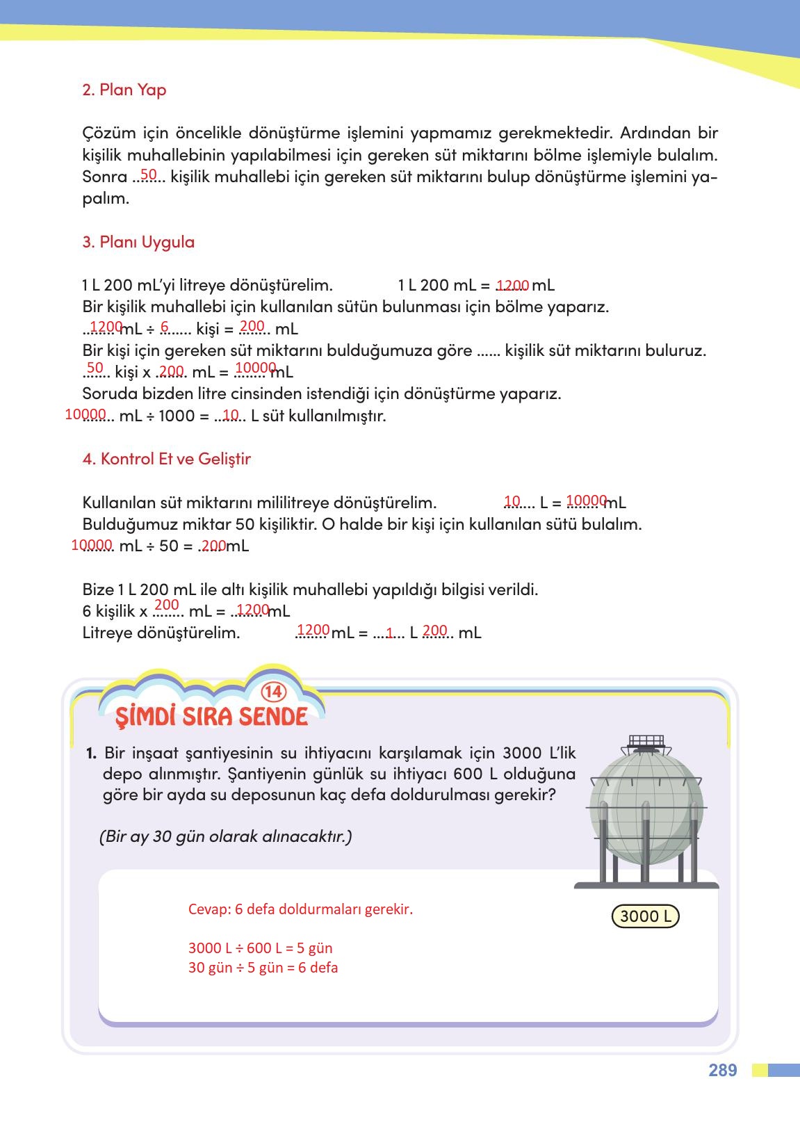 4. Sınıf Meb Yayınları Matematik Ders Kitabı Sayfa 290 Cevapları 4. Sınıf Meb Yayınları Matematik Ders Kitabı Sayfa 290 Cevapları