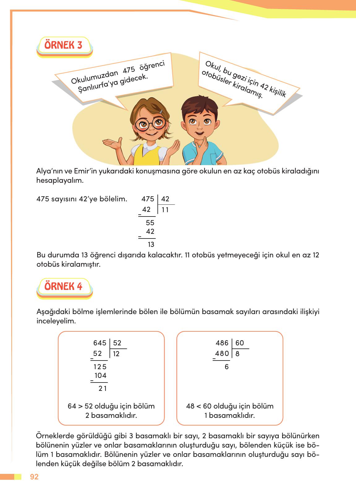 4. Sınıf Meb Yayınları Matematik Ders Kitabı Sayfa 93 Cevapları