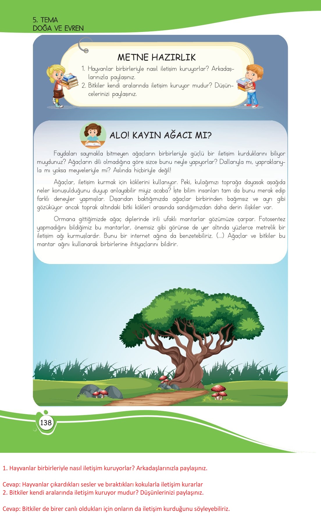 4. Sınıf Meb Yayınları Türkçe Ders Kitabı Sayfa 0138 Cevapları 4. Sınıf Meb Yayınları Türkçe Ders Kitabı Sayfa 0138 Cevapları