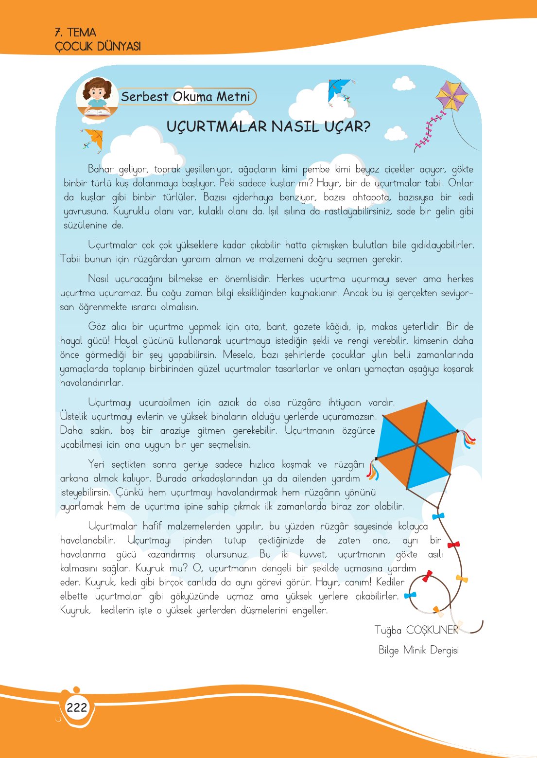 4. Sınıf Meb Yayınları Türkçe Ders Kitabı Sayfa 0222 Cevapları