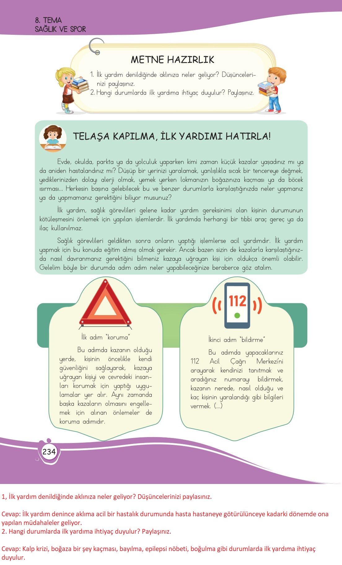4. Sınıf Meb Yayınları Türkçe Ders Kitabı Sayfa 0234 Cevapları 4. Sınıf Meb Yayınları Türkçe Ders Kitabı Sayfa 0234 Cevapları