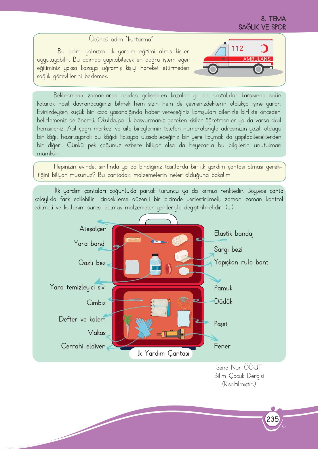 4. Sınıf Meb Yayınları Türkçe Ders Kitabı Sayfa 0235 Cevapları 4. Sınıf Meb Yayınları Türkçe Ders Kitabı Sayfa 0235 Cevapları