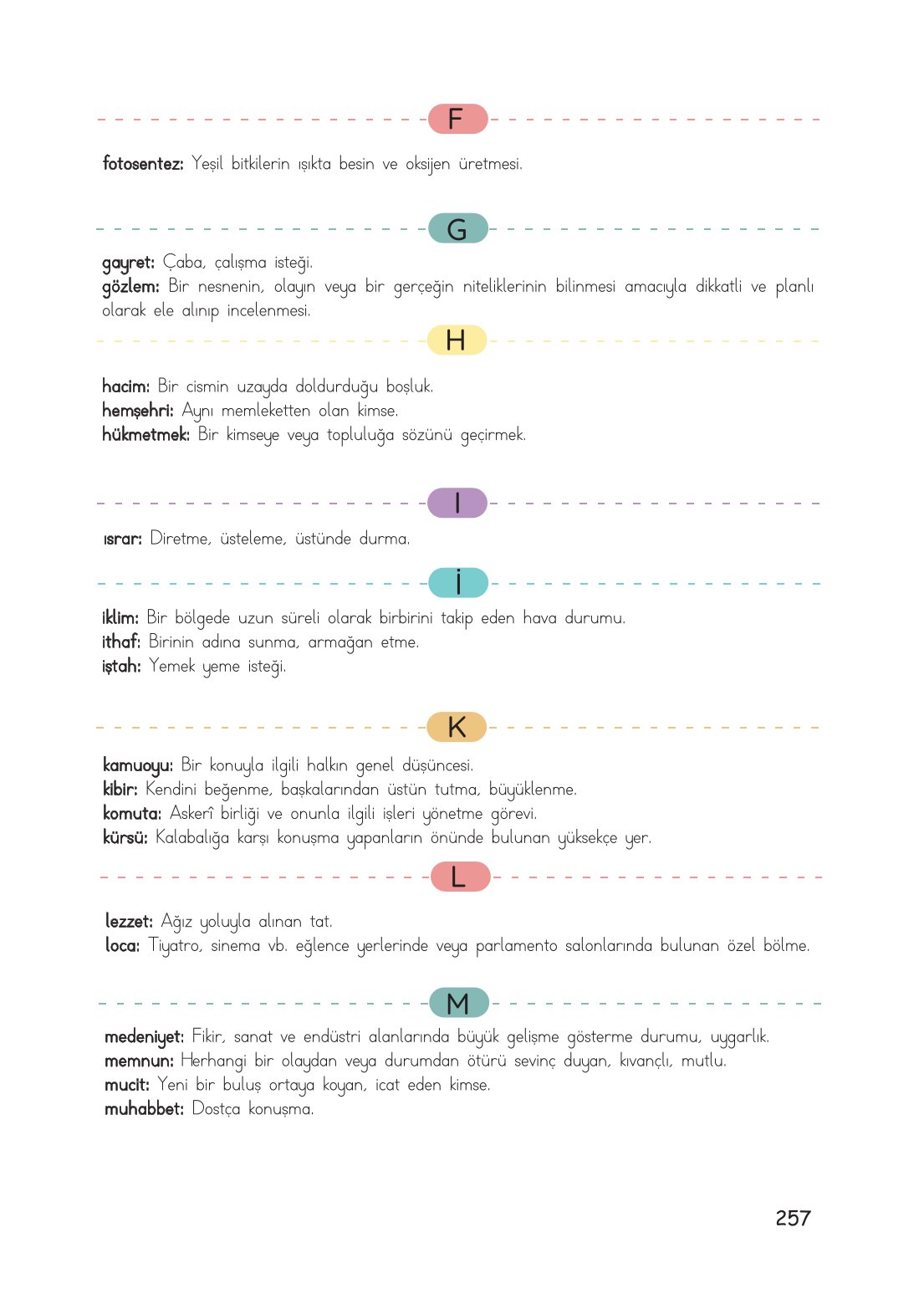 4. Sınıf Meb Yayınları Türkçe Ders Kitabı Sayfa 0257 Cevapları